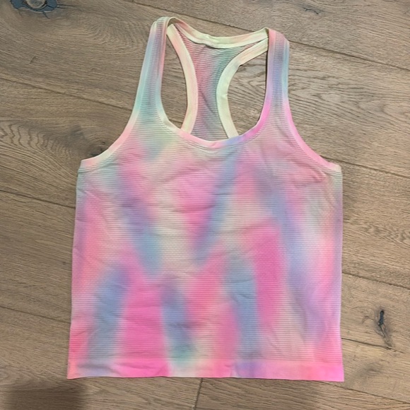 Lululemon swiftly tech racerback tank top *waist length psychedelic multi - Picture 1 of 3